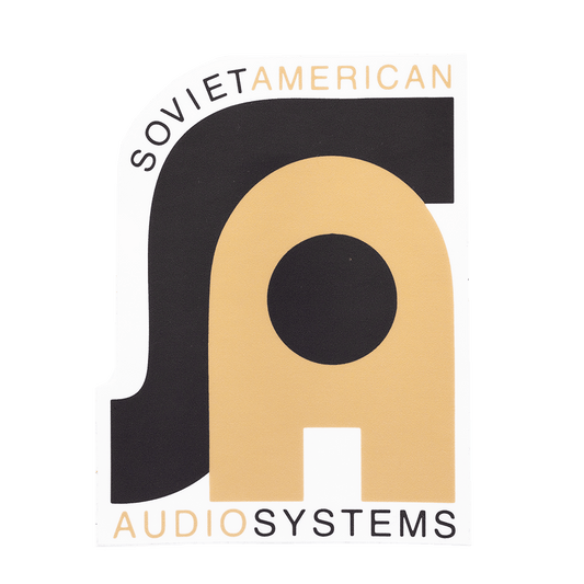 Soviet American Audio Systems Sticker