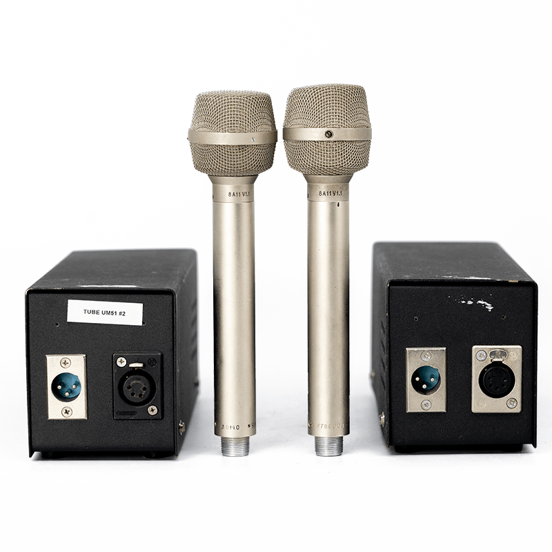 2 x LOMO UM51 + 8a11 LDC - Tube Modified Condenser Microphone