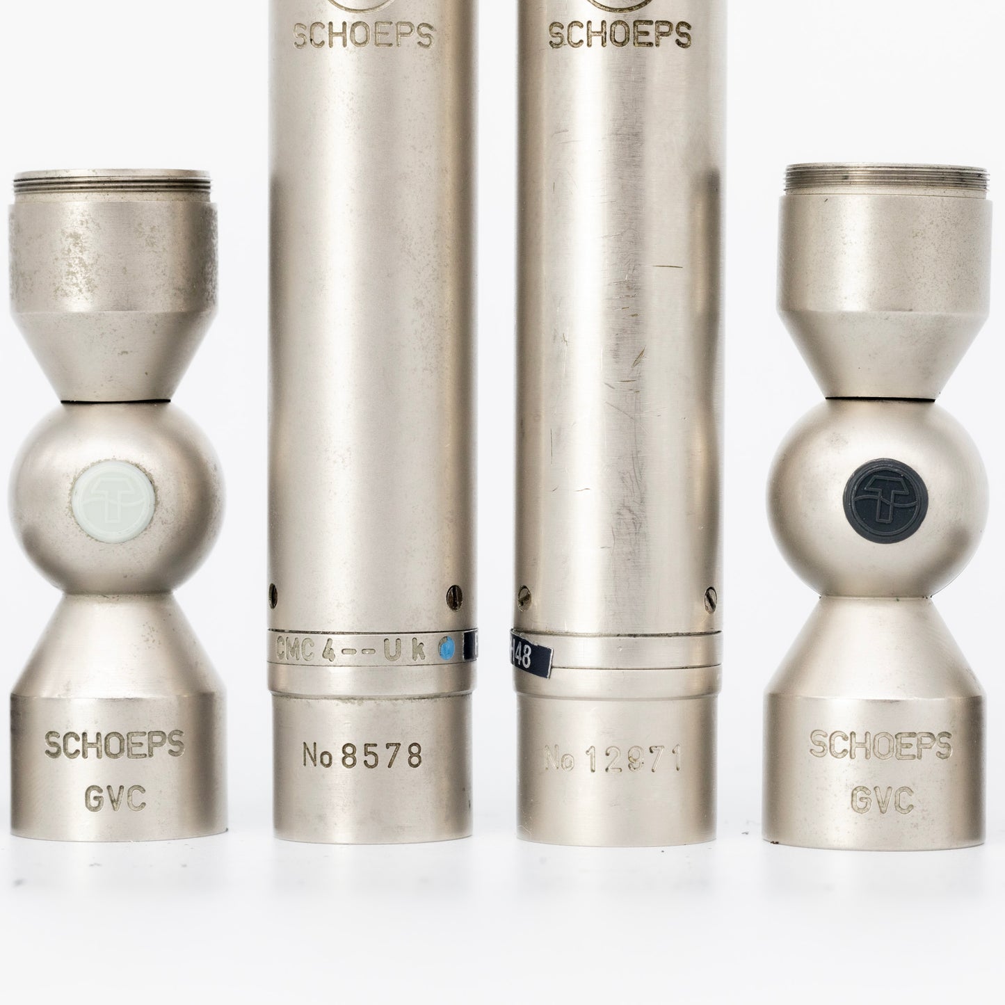 2 x Schoeps Verrando Modified CMC-4 Set with 2 x MK4 + MK41 + 2 x GVC + Pads Condenser Microphone