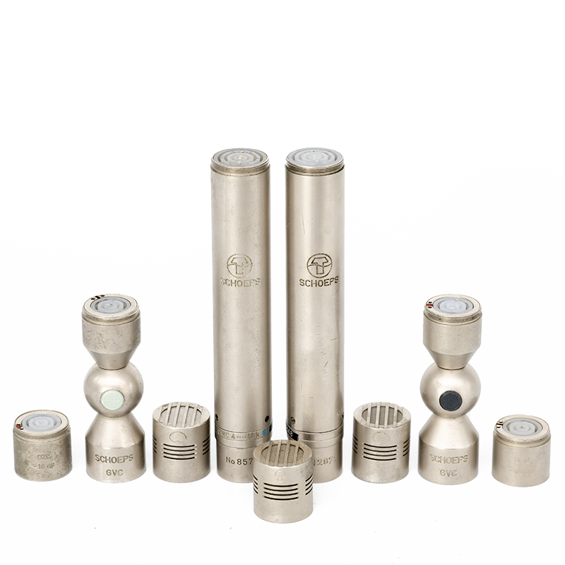 2 x Schoeps Verrando Modified CMC-4 Set with 2 x MK4 + MK41 + 2 x GVC + Pads Condenser Microphone
