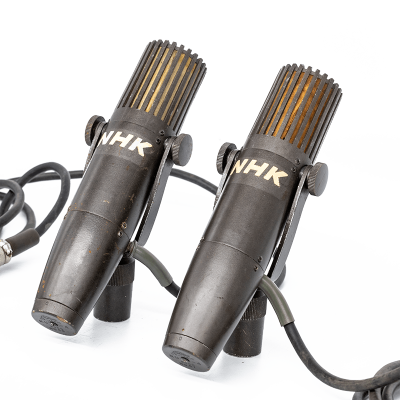 2 x Toshiba/NHK RU4 Type H - Consecutive Pair Ribbon Microphone