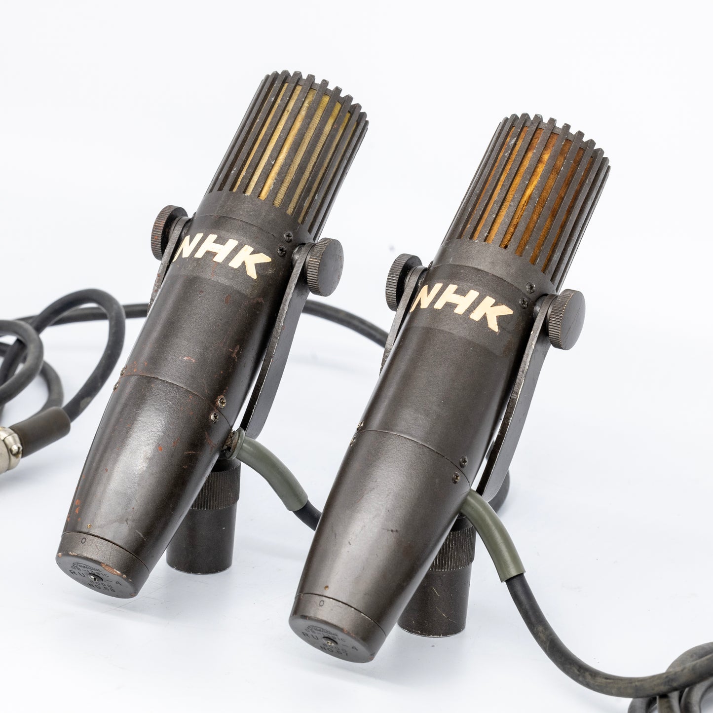 2 x Toshiba/NHK RU4 Type H - Consecutive Pair Ribbon Microphone
