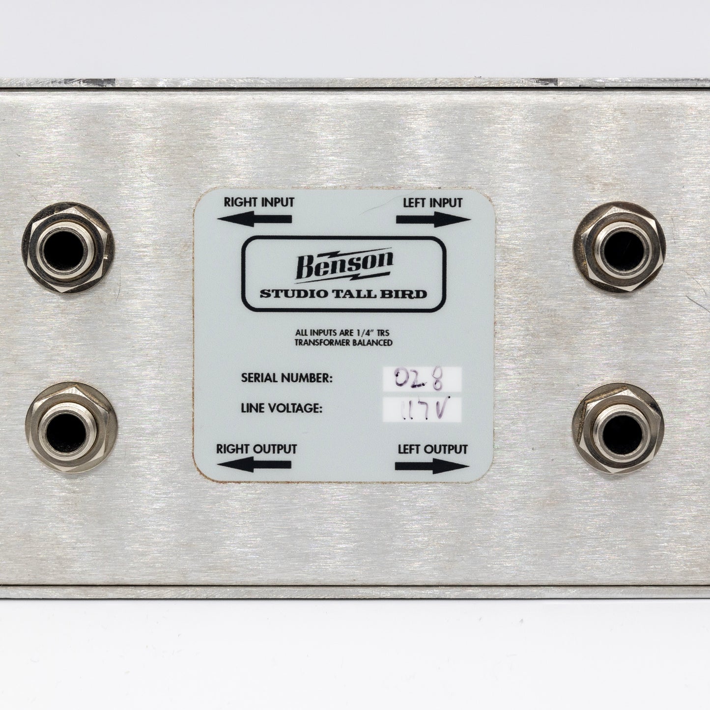 Benson Studio Tall Bird Spring Reverb