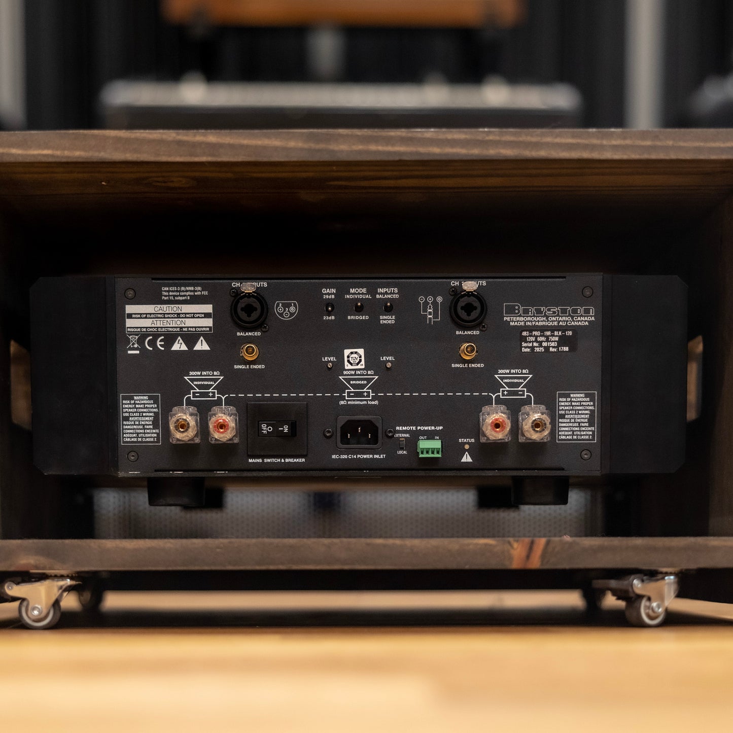 Bryston 4B Cubed Pro 4B3 Studio Amplifier