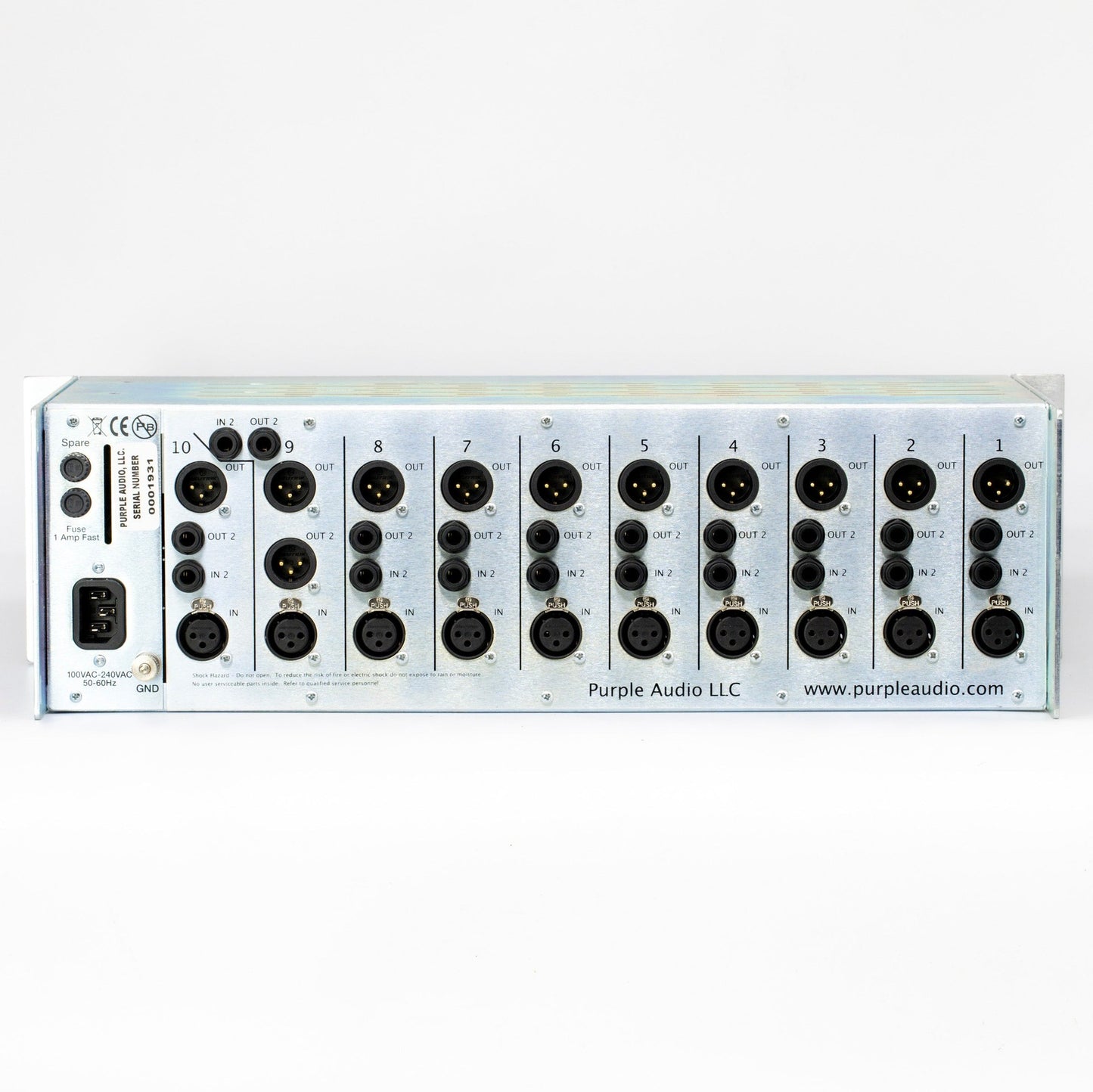Purple Audio - LOADED Sweet 10 500 Series Rack Other