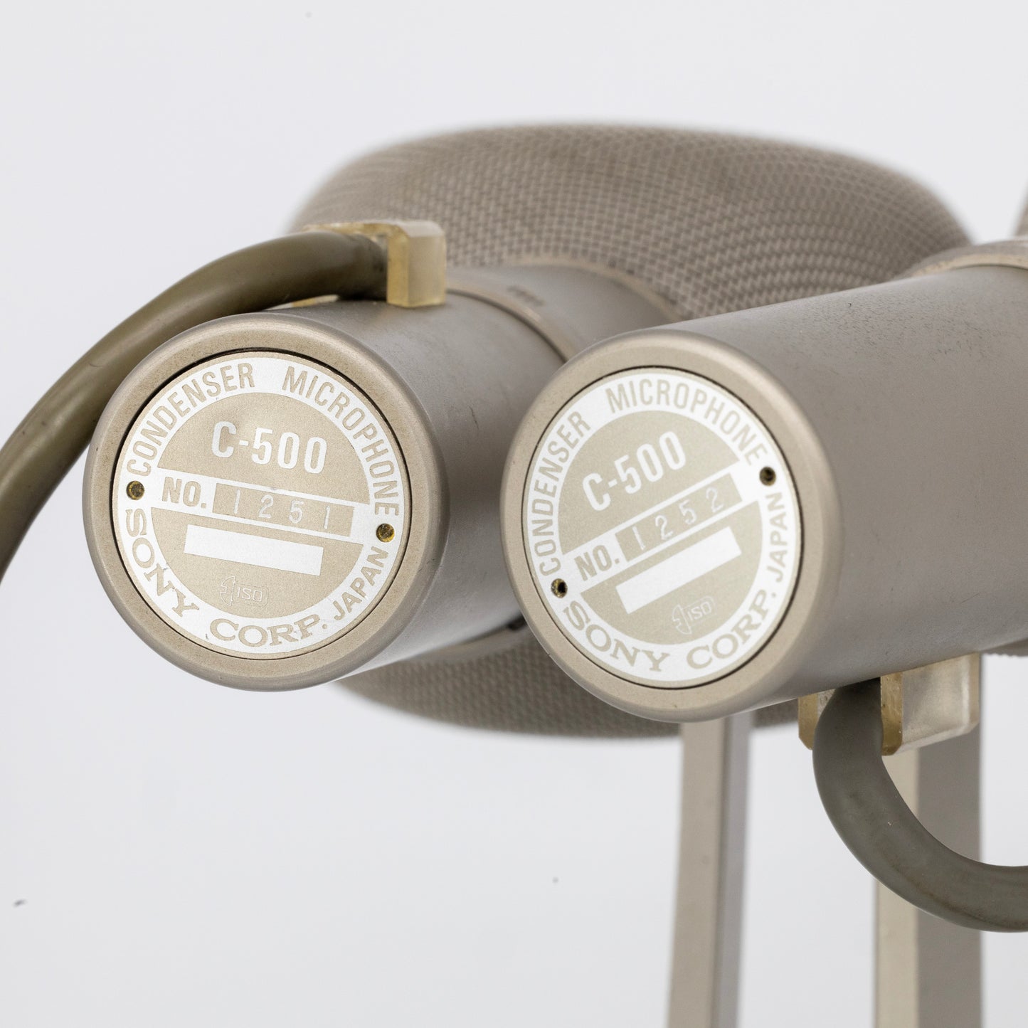 Sony C500 Consecutive Pair - #1251 + #1252 Condenser Microphone