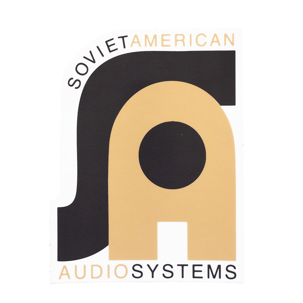 Soviet American Audio Systems Sticker PRINTS + MERCH