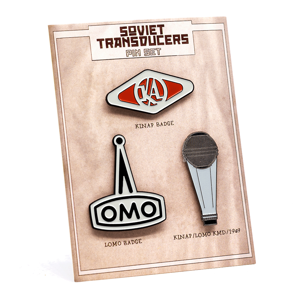 Soviet Transducers Enamel Pin Set PRINTS + MERCH