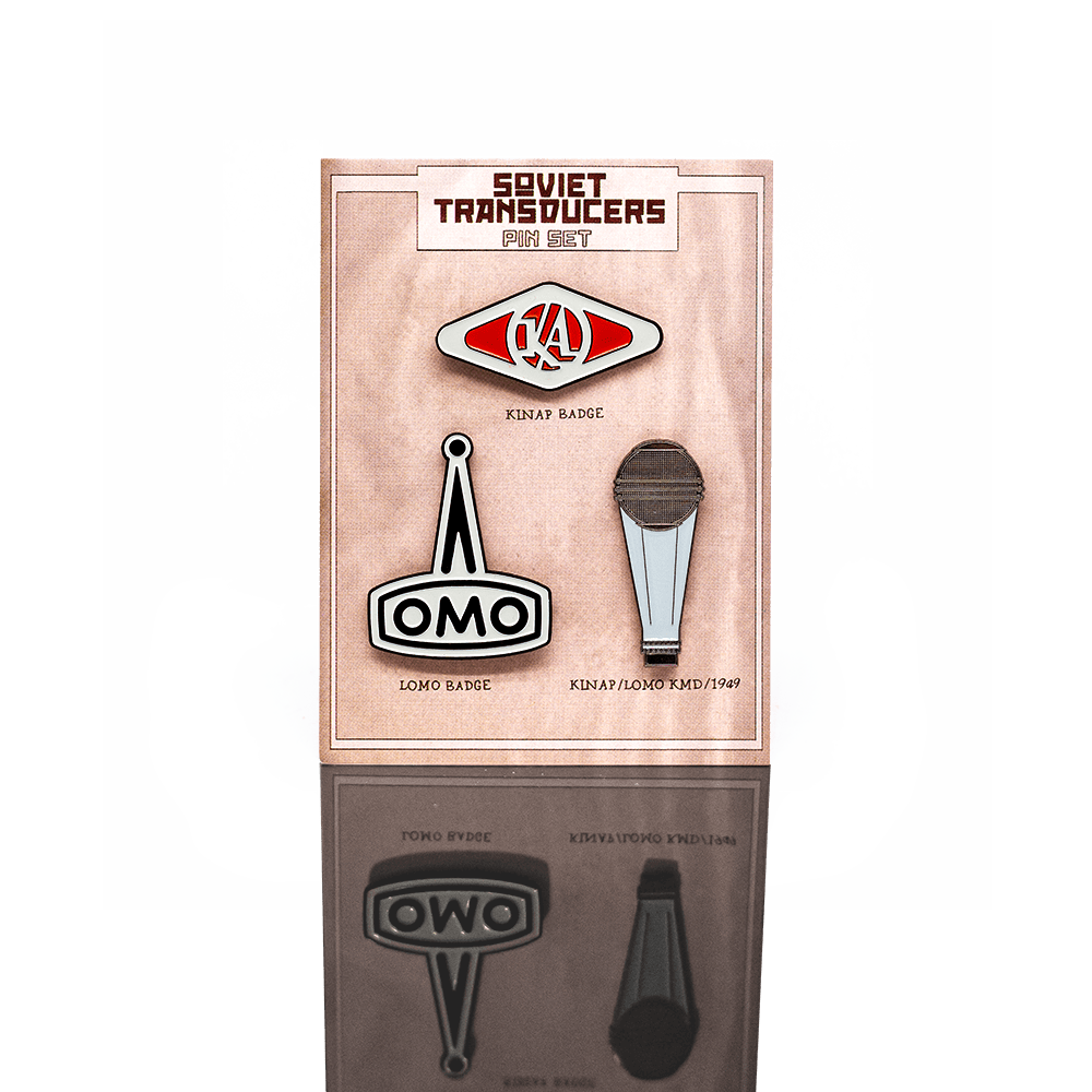 Soviet Transducers Enamel Pin Set PRINTS + MERCH