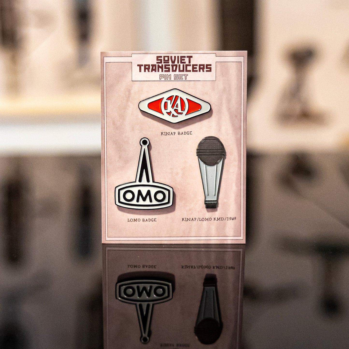 Soviet Transducers Enamel Pin Set PRINTS + MERCH