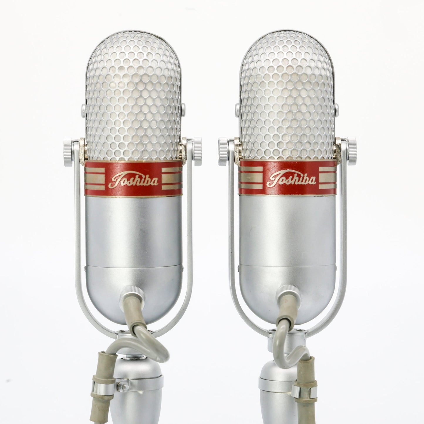 Toshiba Type-G / OB-1062L Stereo Pair - #5081 + #5084 Ribbon Microphone