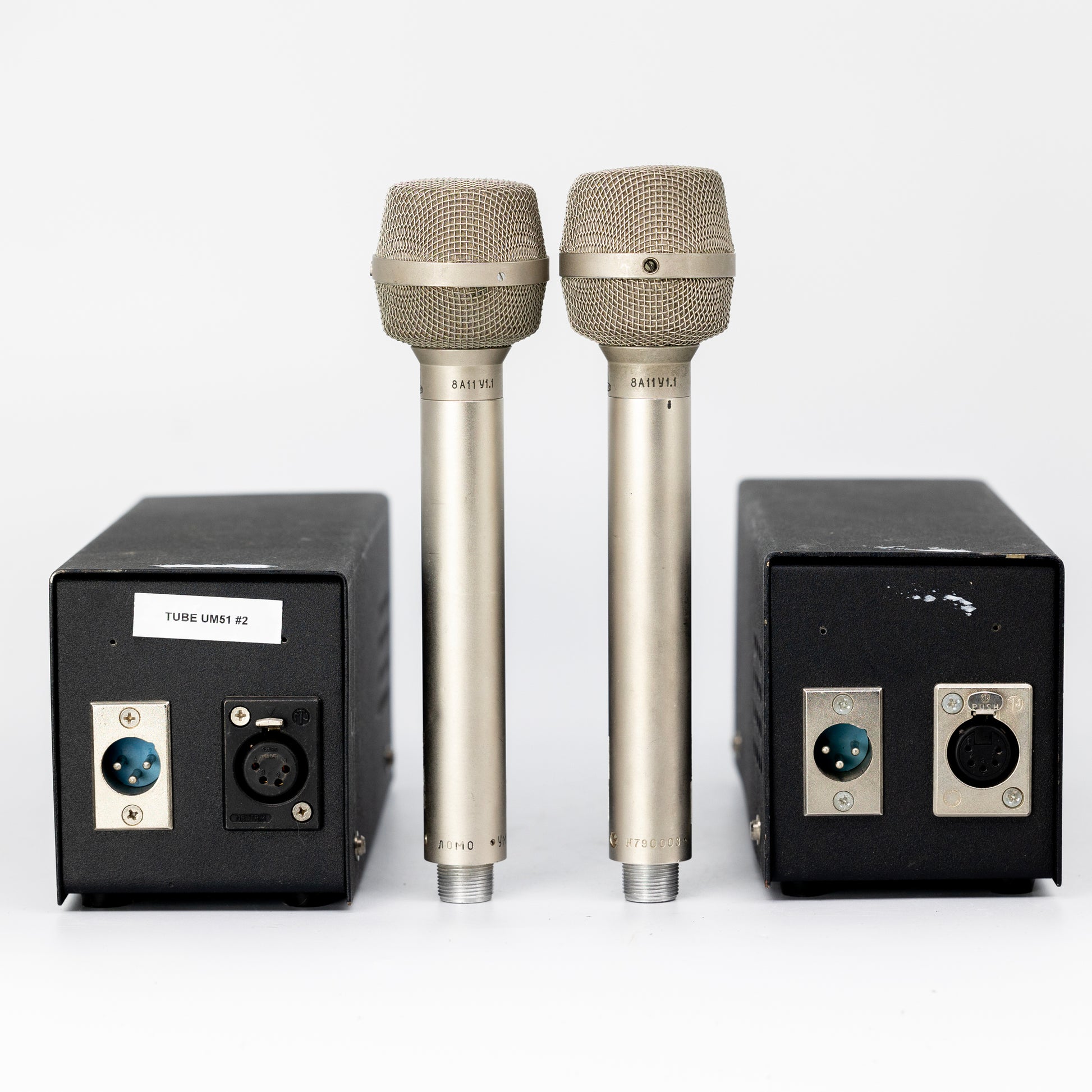 2 x LOMO UM51 + 8a11 LDC - Tube Modified Condenser Microphone