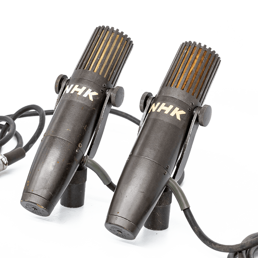 2 x Toshiba/NHK RU4 Type H - Consecutive Pair Ribbon Microphone