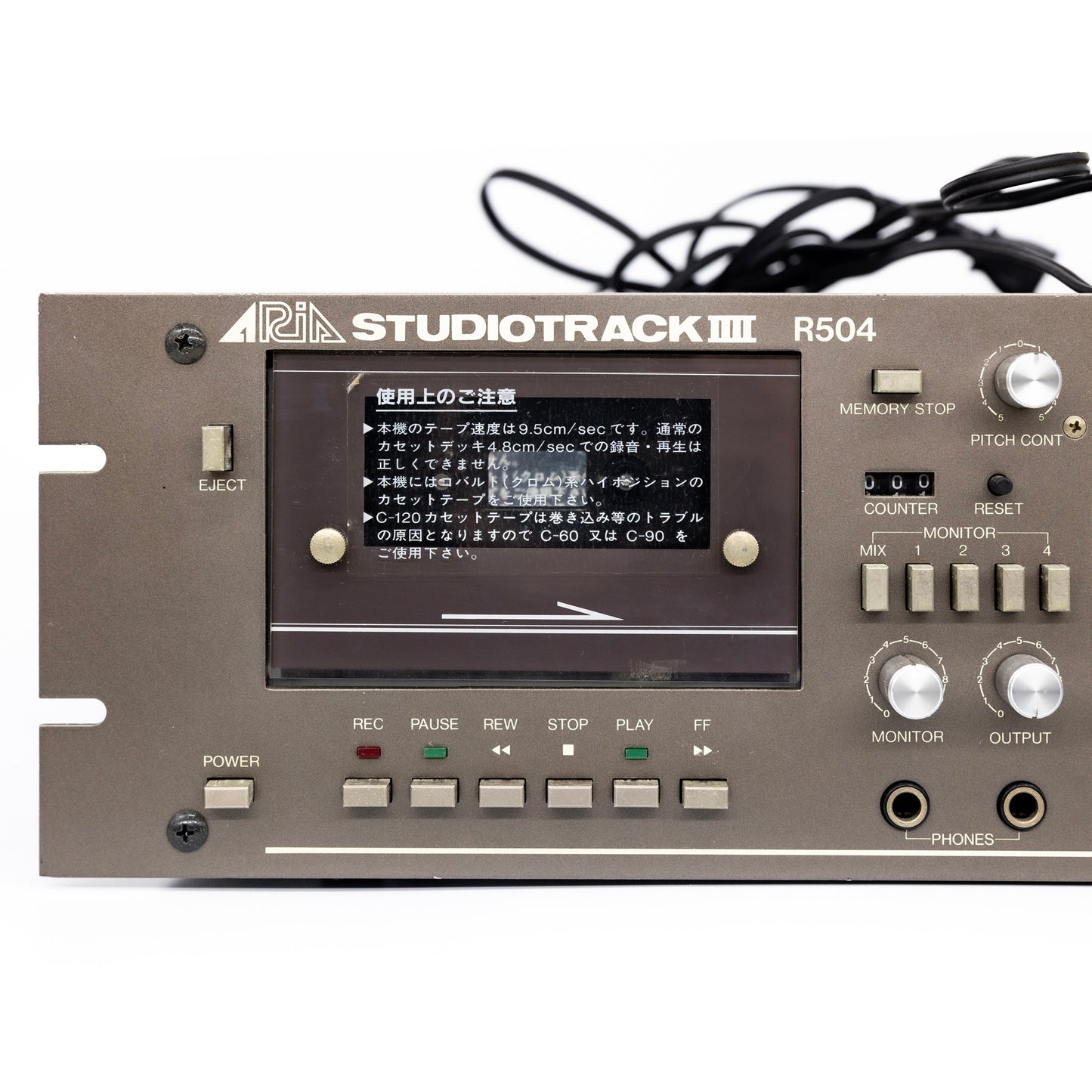 Aria Studiotrack IIII R504 4-Track 4-Track Cassette Recorder