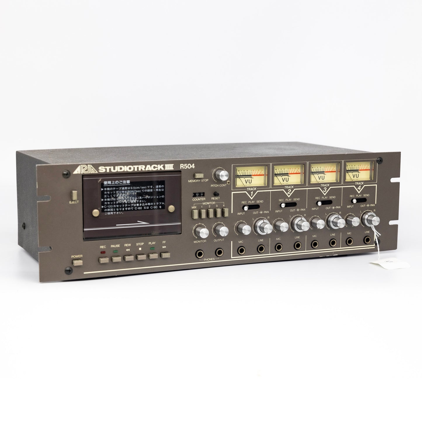 Aria Studiotrack IIII R504 4-Track 4-Track Cassette Recorder