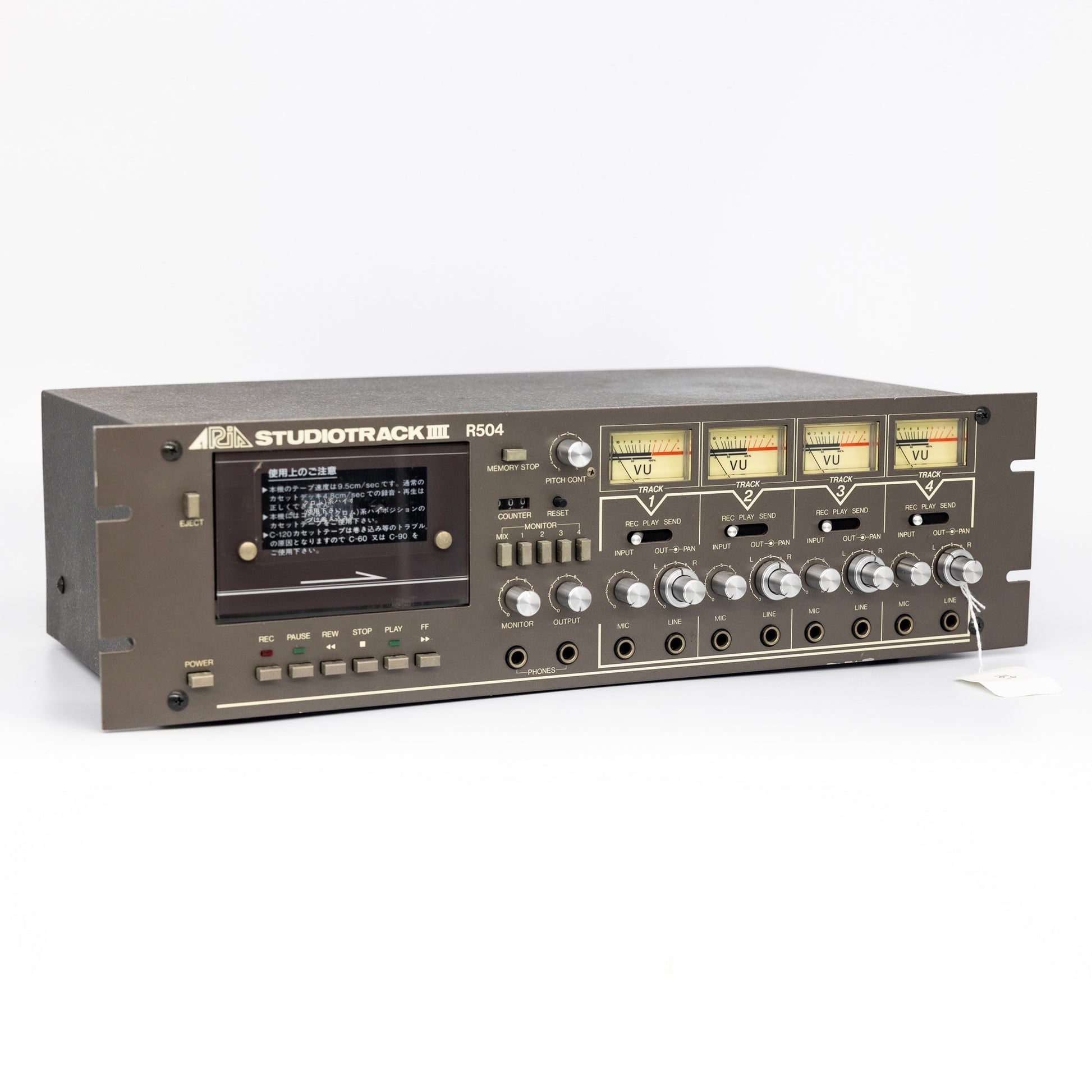 Aria Studiotrack IIII R504 4-Track 4-Track Cassette Recorder