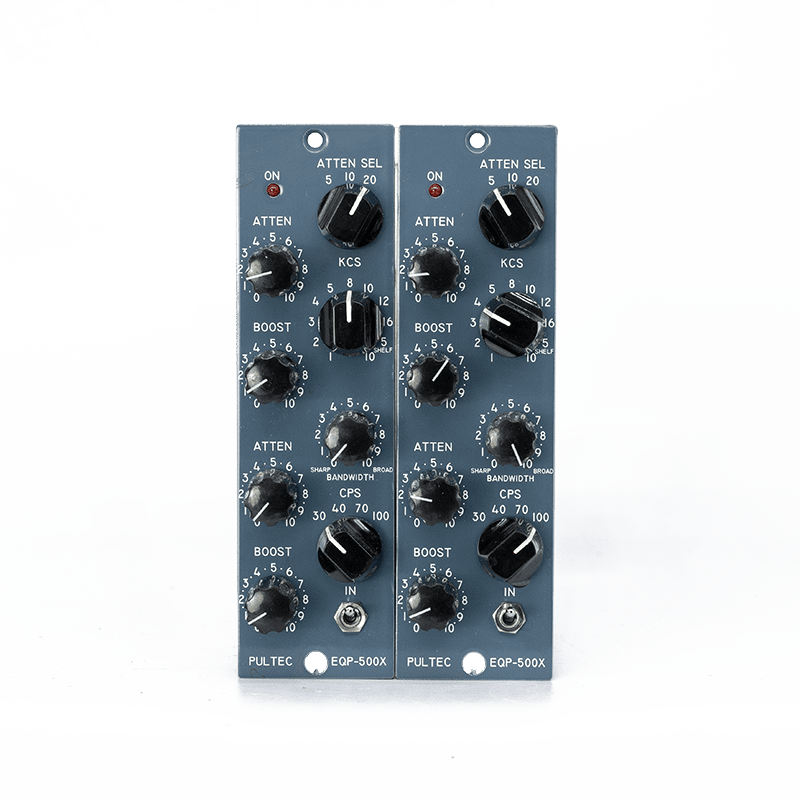 Pair of Pultec EQP-500X 500 Series EQs Compressor