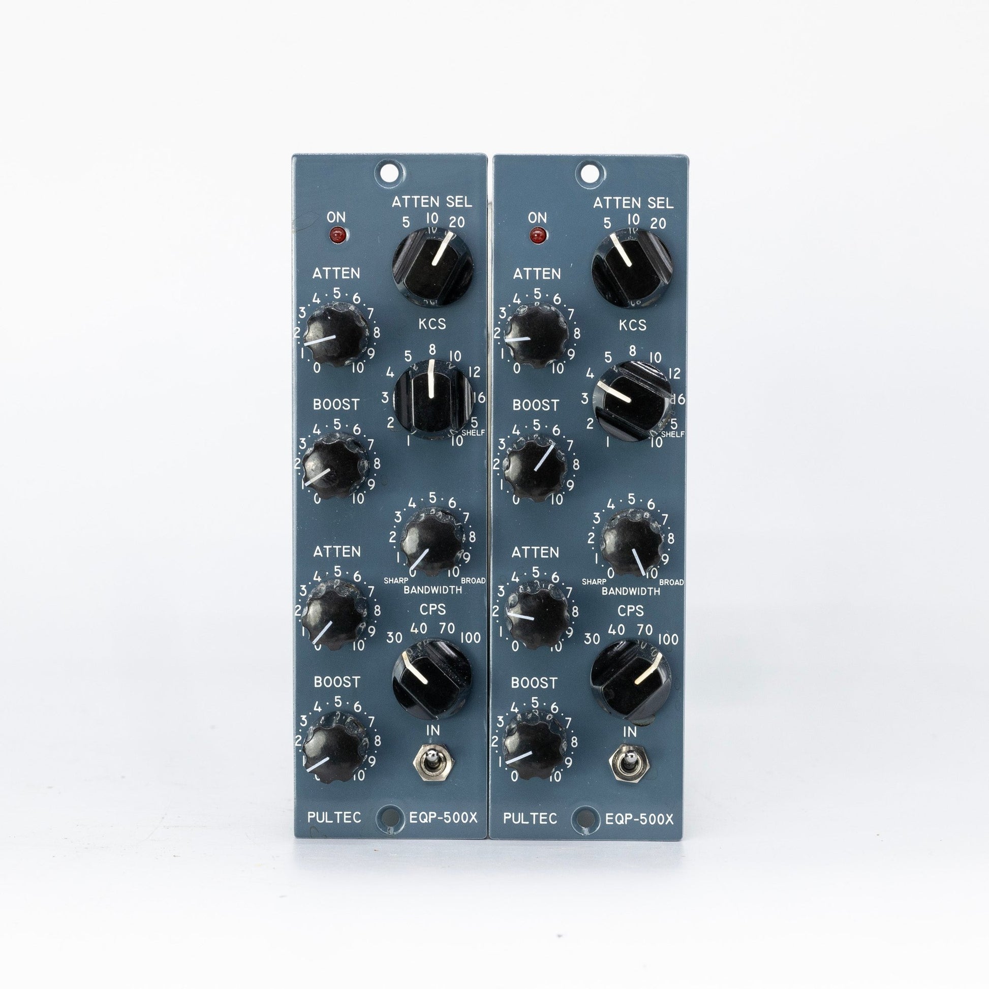 Pair of Pultec EQP-500X 500 Series EQs Compressor