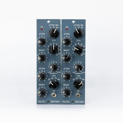 Pair of Pultec EQP-500X 500 Series EQs Compressor