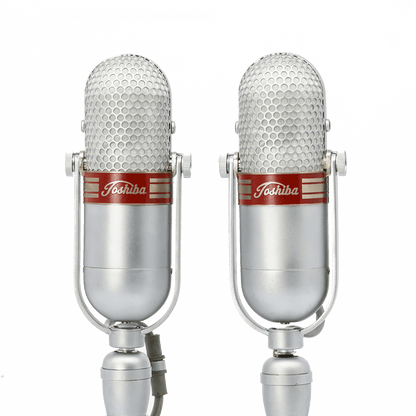 Toshiba Type-G / OB-1062L Stereo Pair - #5081 + #5084 Ribbon Microphone