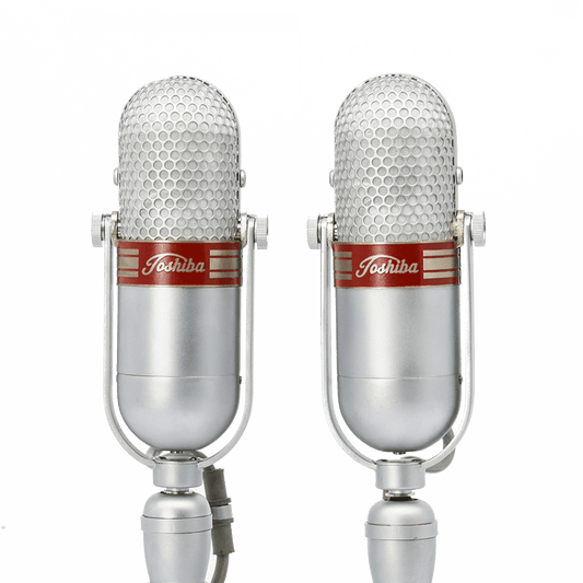 Toshiba Type-G / OB-1062L Stereo Pair - #5081 + #5084 Ribbon Microphone