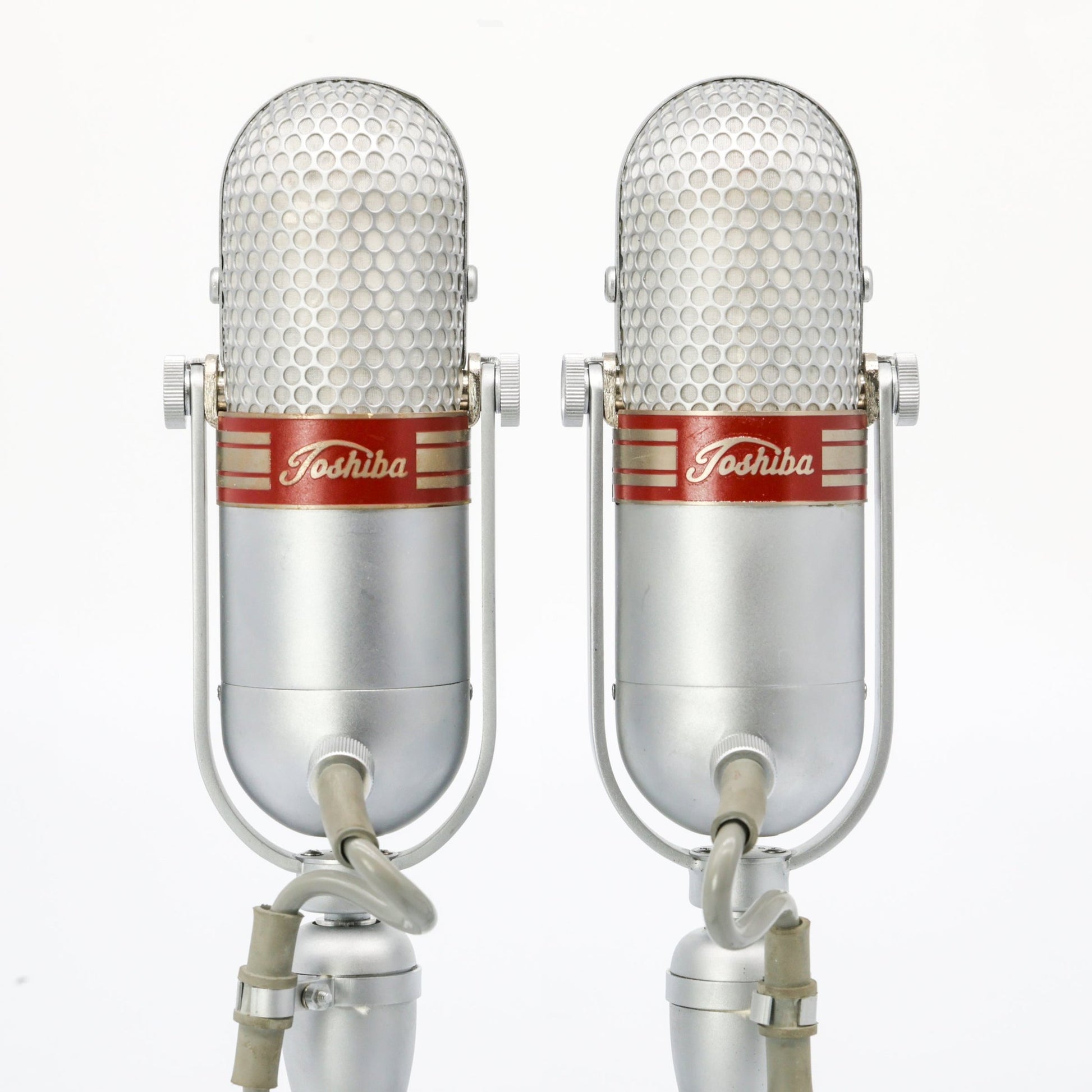 Toshiba Type-G / OB-1062L Stereo Pair - #5081 + #5084 Ribbon Microphone
