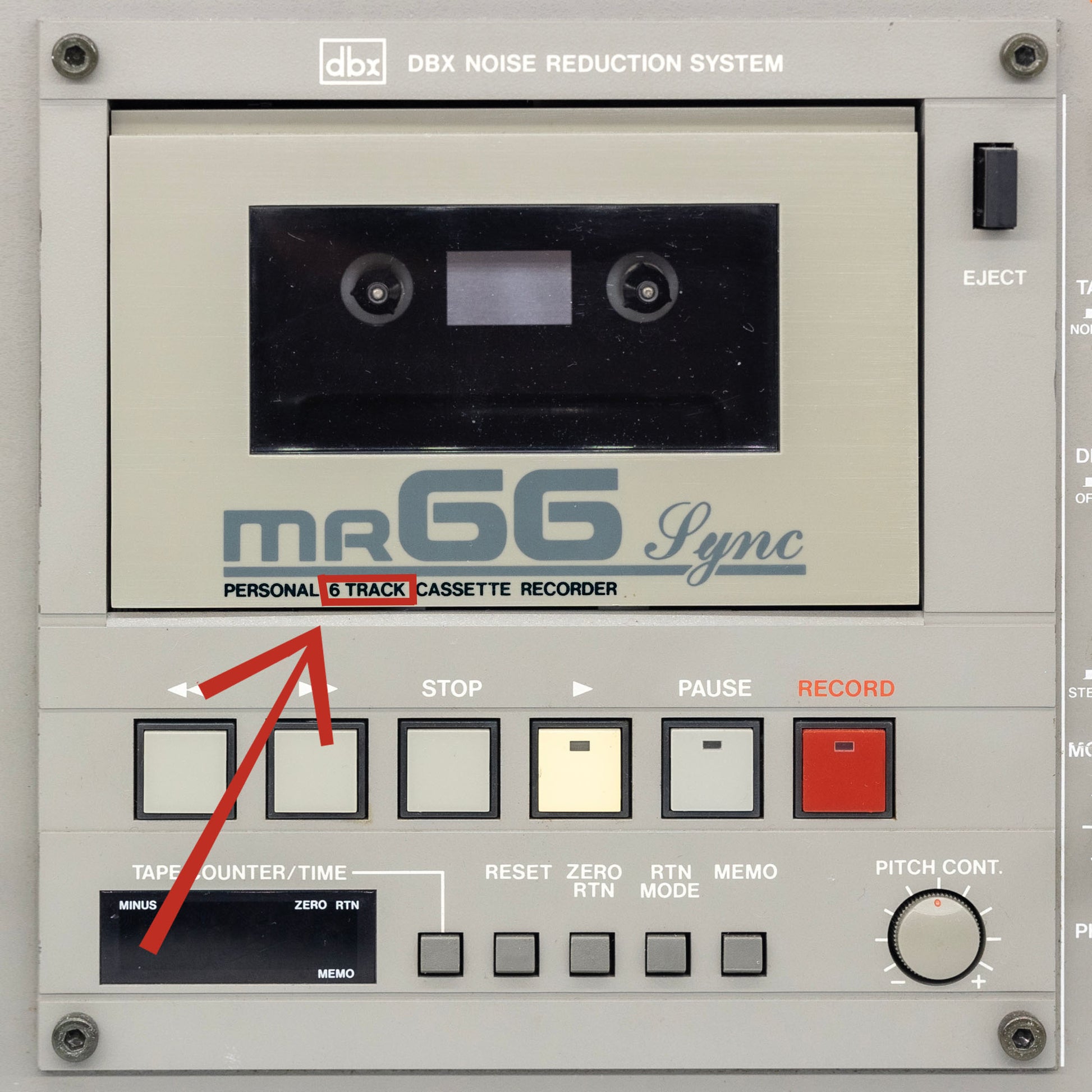 Vestax MR66 Sync 6-Track 6-Track Cassette Recorder