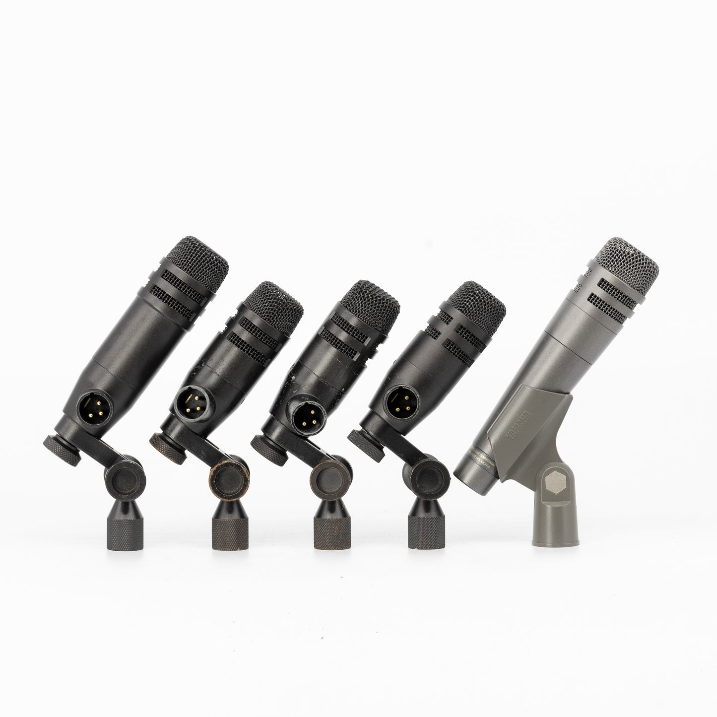 Yamaha Drum Mic Kit: MZ204 + MZ105be + 3 x MZ205be Dynamic Microphone