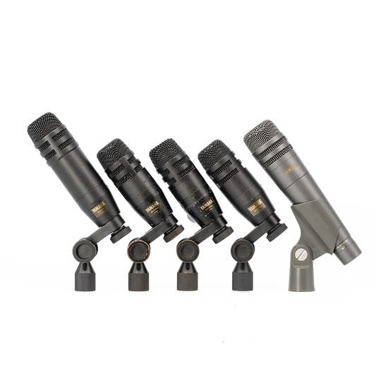 Yamaha Drum Mic Kit: MZ204 + MZ105be + 3 x MZ205be Dynamic Microphone